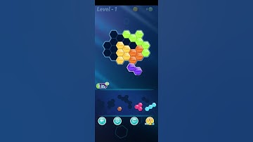 Block! Hexa Puzzle~Rainbow B block 7 to 10 levels~ level-1