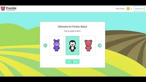 Logging Into Freckle.com