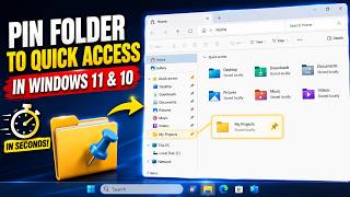 Pin Any Folder to Quick Access in Windows 11 & 10 in Seconds!