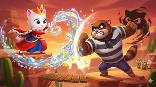 Talking Tom Splash Force Queen Angela all worlds Gameplay Android ios  screenshot 5