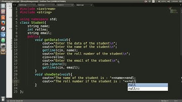 c++ program to elaborate the use of objects and classes | Taking in strings