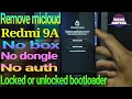 Micloud redmi 9A (dandelion) via sp flashtool || Xiaomi redmi 9a mi account remove