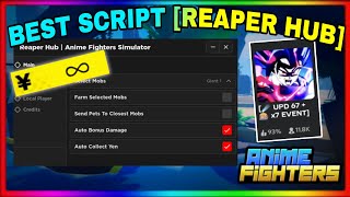 [OP] Anime Fighters Simulator Script Reaper Hub 2024 Pastebin | Auto Farm, Fast Hatch & MORE! |