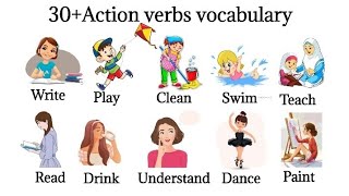action verbs vocabulary in English|Inhance your vocabulary with these action-verbs . #actionverbs