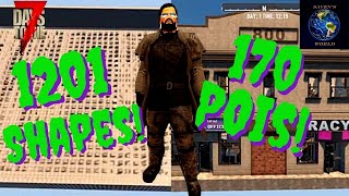 7 Days to Die Alpha 20 - Dev Stream 2 Recap - POIs, Creative Menu, and Shapes Net Worth