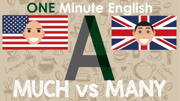 MUCH vs MANY (English Grammar Lesson)