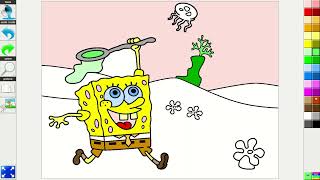 Spongebob Jellyfish Hunter Coloring Pages Spongebob Jellyfish Hunter Coloring Pages