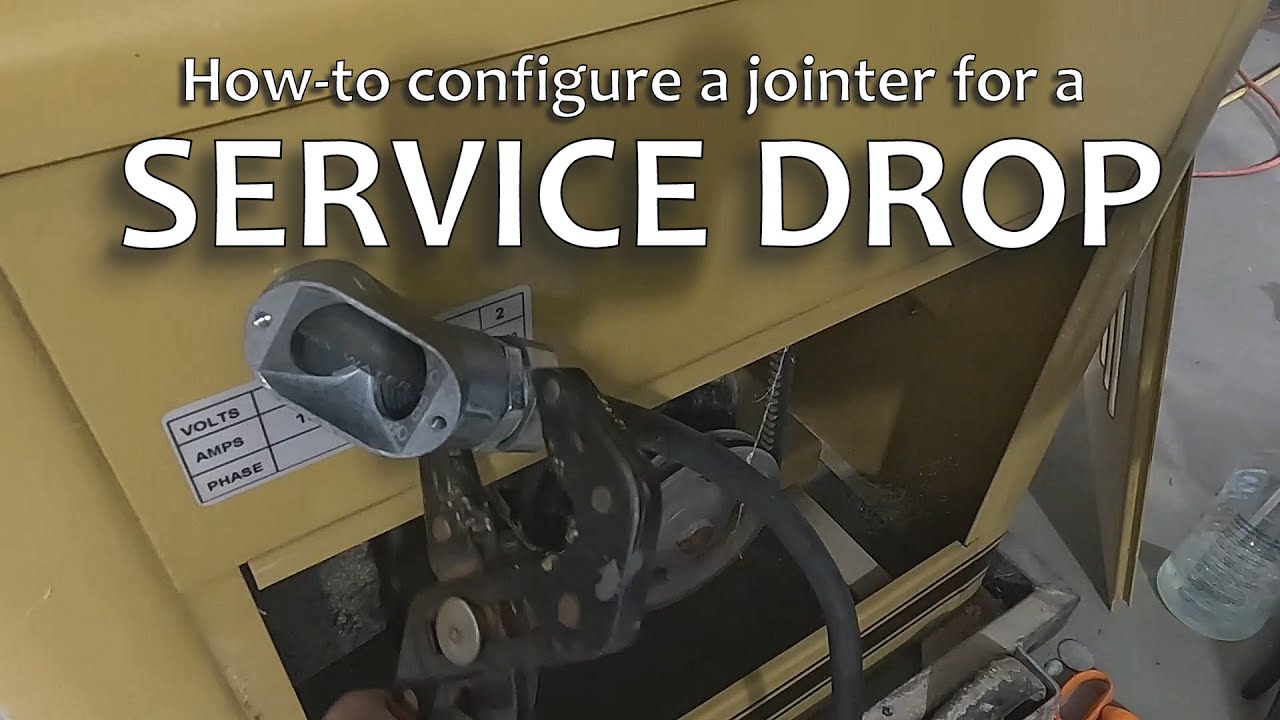 How-To Configure a Jointer for Overhead Electric Service - YouTube