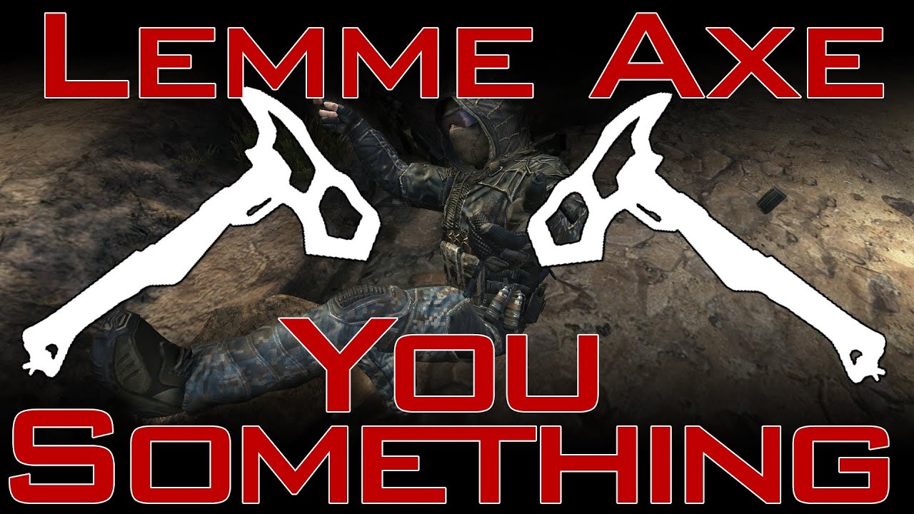 Let me Axe You Something - Black Ops 2 Combat Axe video