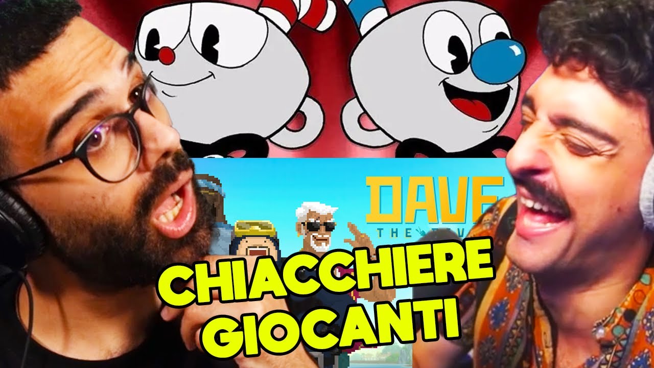 DARIO MOCCIA e MARIO STURNIOLO CHIACCHIERANO mentre FANNO UNA SPEED RUN SU CUPHEAD E PESCANO