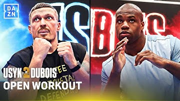 USYK VS DUBOIS 2 | Full Media Workout