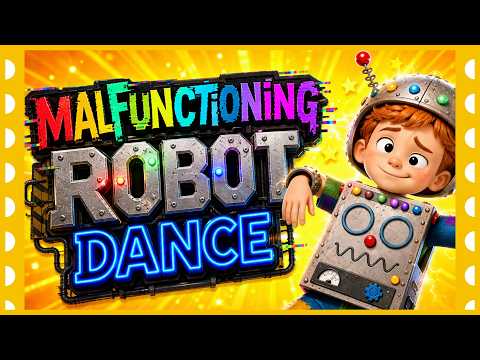 Wobbly Robot Dance Song for Kids (Funky Glitches Included) Brain Break Song for Kids