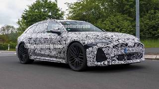 2027 Audi Rs6 Avant Prototype Caught Testing At The Nürburgring But How Many Cylinders?
