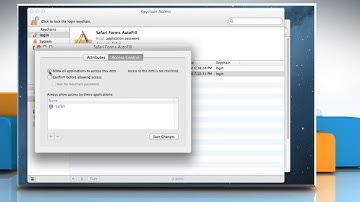 How to allow applications to access keychain in Mac® OS X™