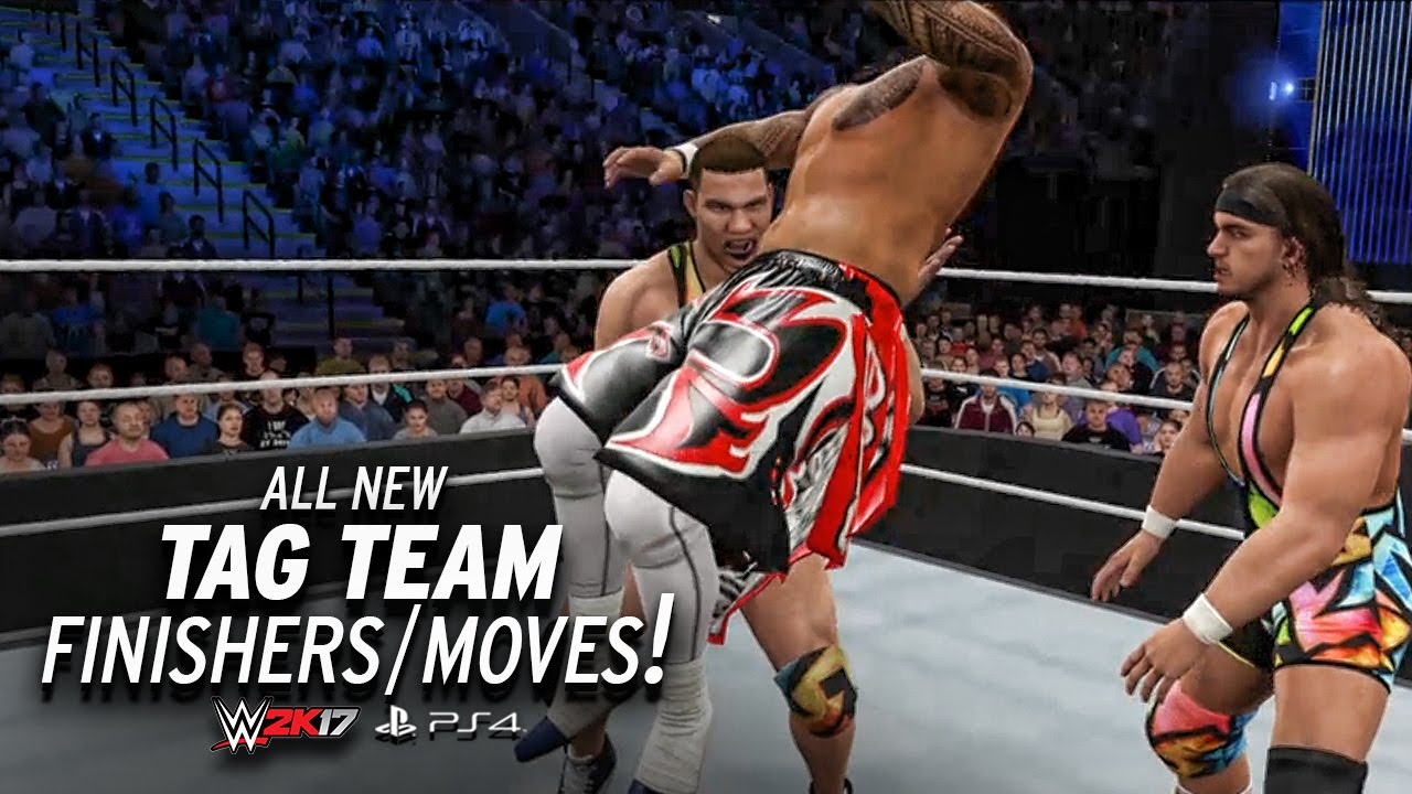 Every new Tag Team Finisher in WWE 2K17 YouTube