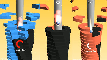Helix Stack Jump ​- All Levels Gameplay Android,ios (Levels 23-25)