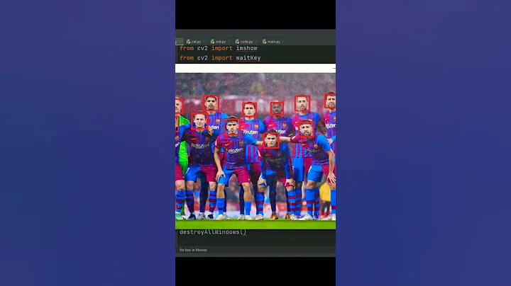 Multiple faces detection with Python and OpenCV