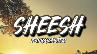 SHEESH - Babymonster | Lyrics Version Resimi