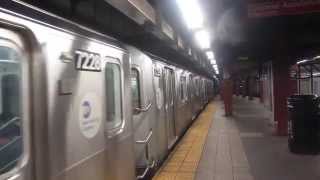 R188 #7220-7230+7900 on its First Day in Service at 5th Avenue - Bryant Park
