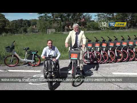NUOVA CICLOVIA: SPOSTAMENTI SICURI TRA OSPEDALE, UNIVERSITA' E FELETTO UMBERTO  | 03/09/2025