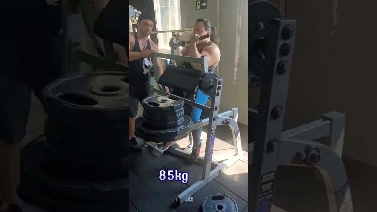 Biceps curls Gabi's weight progression YouTube