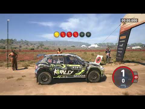 EA Sports WRC Time Trial Safari Rally Kenya 2023 Sugunoi Stage Skoda Fabia Rally 2 Evo!