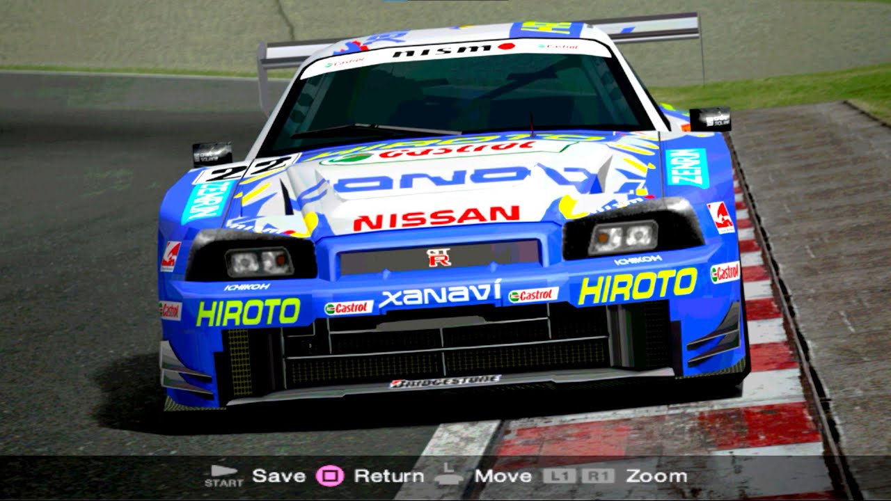 Gran Turismo 4 - Grand Valley - Nissan Xanavi Hiroto GT-R GT500
