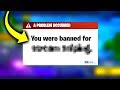 Fortnite BANNED Me For This Video