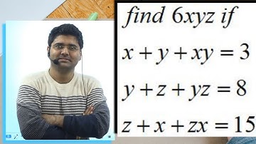 QOD- 9 Algebra basic question of 3 variables by Abhinay Sharma