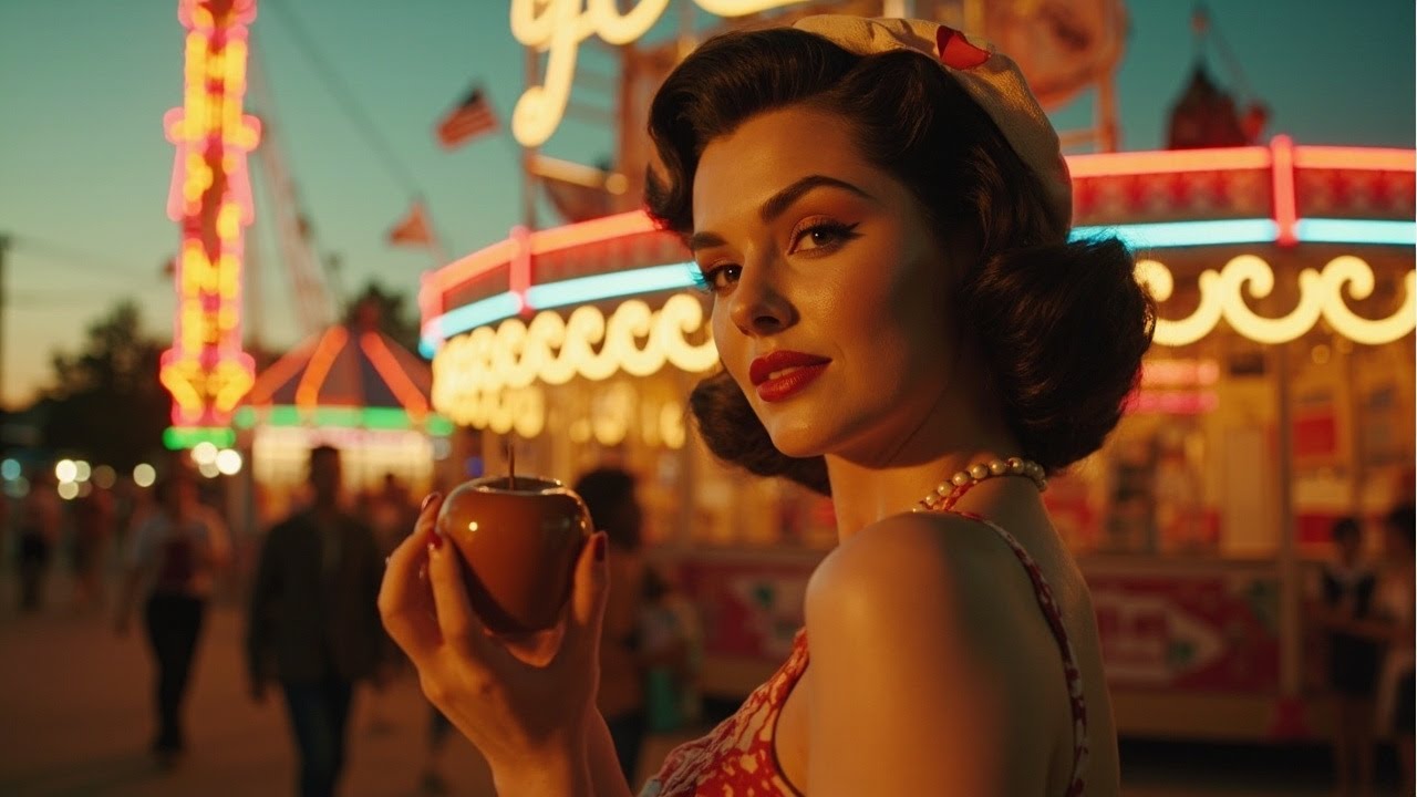 1950s in Color - Golden Leaves | Elvis Inspired (Music Video)