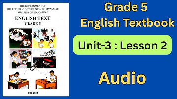 Grade 5 English ,Unit -3, Lesson 2 #Audio