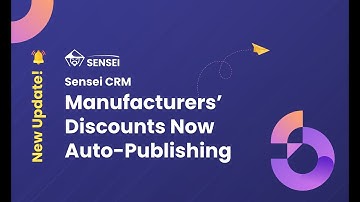 Feature Update! Manufacturer