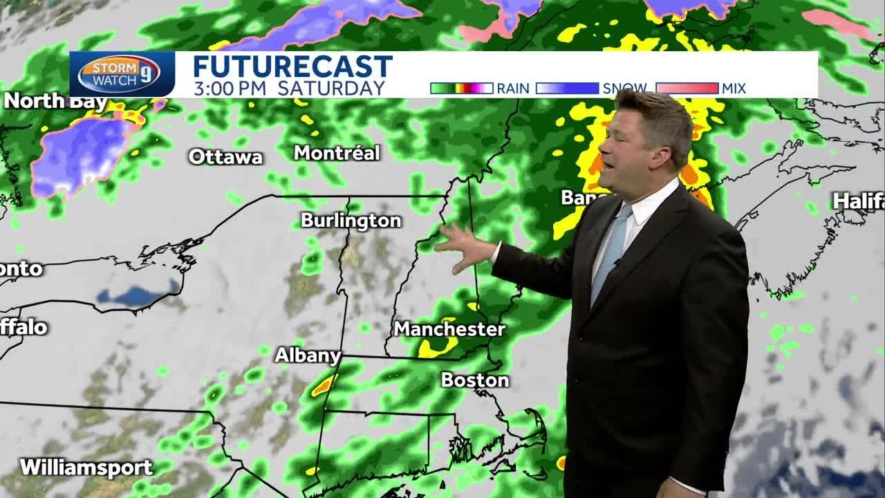 Shower chances will linger this weekend - YouTube