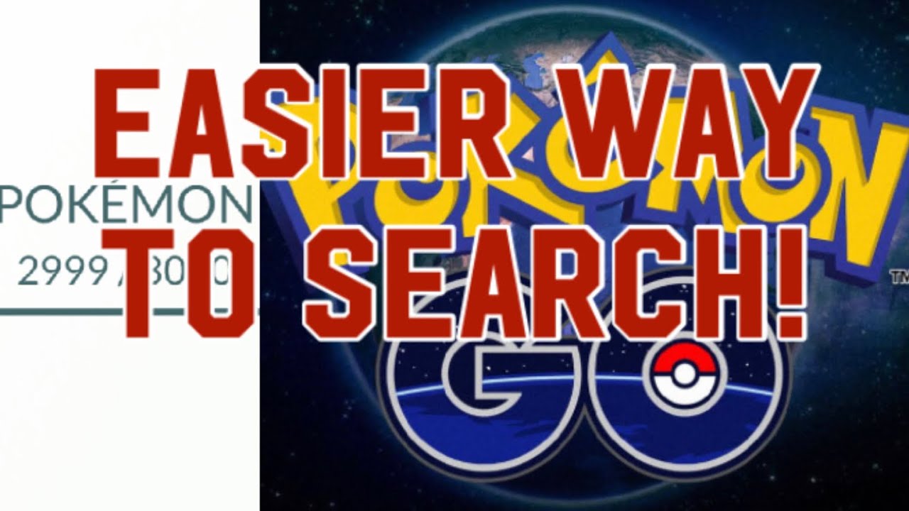 POKEMON GO SEARCH BAR, TIPS & TRICKS YouTube