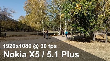 Nokia X5 / 5.1 Plus - Full HD (1920x1080) camera video sample