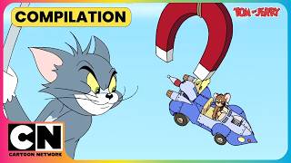 Buckle Up for a Crazy Ride!🏁🚗| Tom and Jerry😺| Cat & Mouse | Classic Cartoon😁| @cnindia ​
