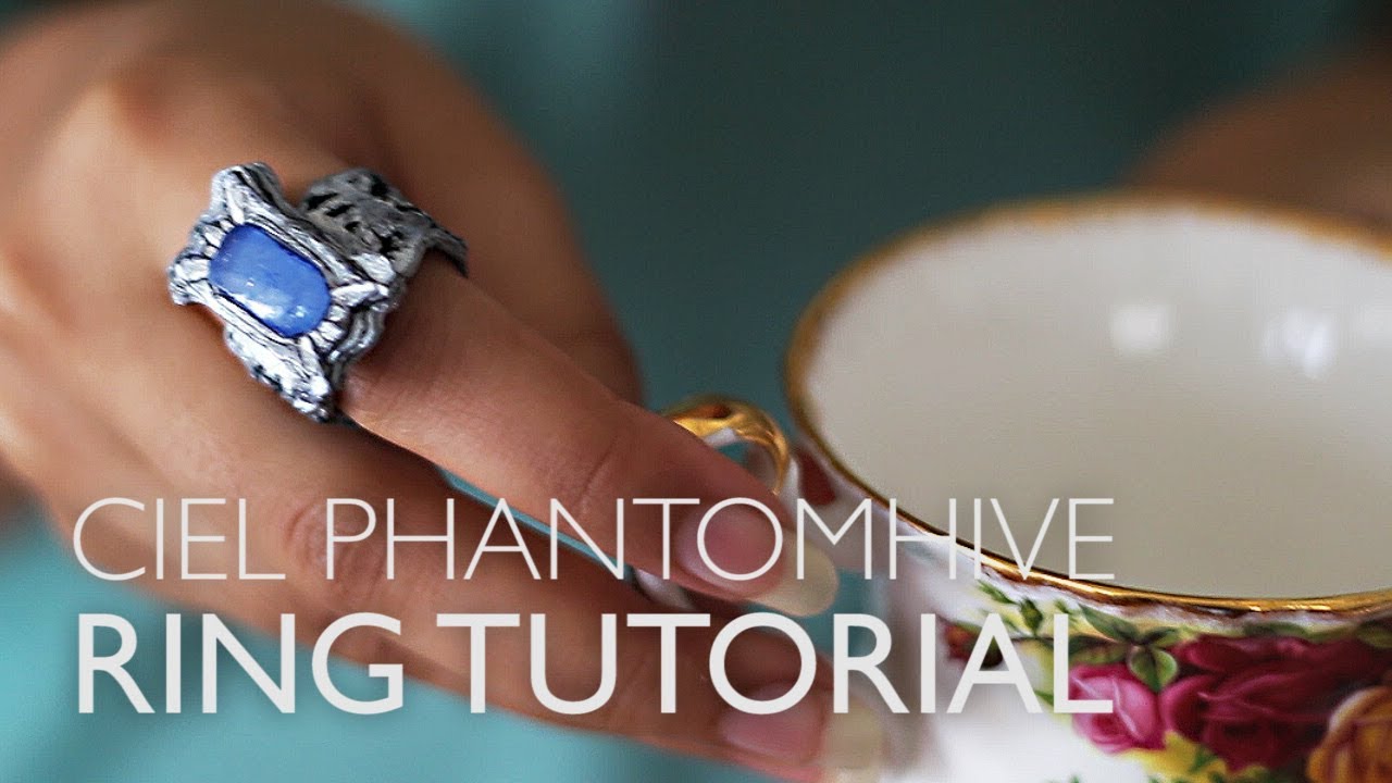 Ciel Phantomhive Ring Diy Tutorial Youtube