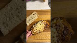 Chicken parm sandwich w/ vodka sauce #cooking #sandwich #recipe #dinnerrecipe #datenight