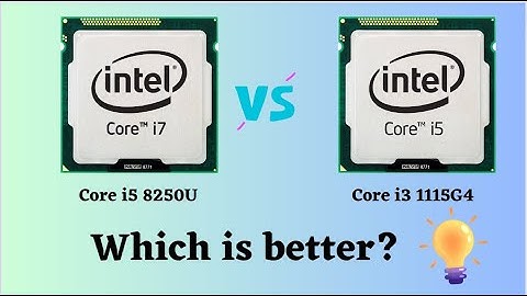 Core i5 8250U vs Core i3 1115G4: 2024 CPU Comparison