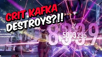 Is CRIT KAFKA Build TOO OP?!! DoT Kafka Who? Honkai Star Rail