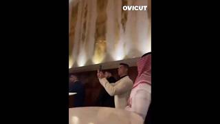 النجم العالمي #كريستيانو رونالدو لمطعم لافاش حطين احد مطاعم شركة الخزامى السعودية
