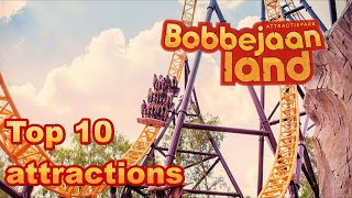 Top 10 Attractions Bobbejaanland 2021 [4K]