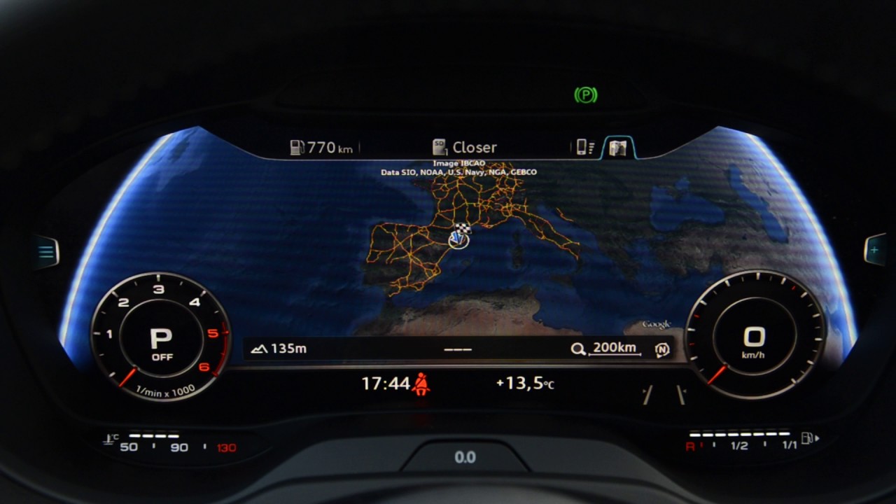 Audi Virtual Cockpit en Audi A3 8V restyling MY2017 YouTube