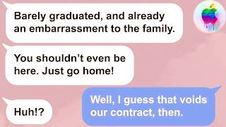 【Apple】My university grad sister kicked my self employed husband and I out of her wedding, but…