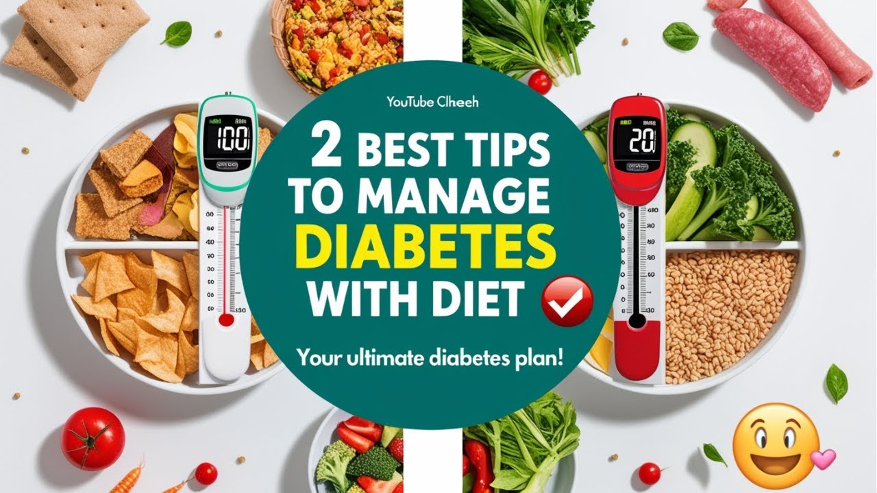 2 Best Tips to Manage Diabetes with Diet 🍽️ | Your Ultimate Diabetes Plan