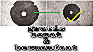 tutorial memperbaiki mata gerinda yg sompel parah//bermanfaat kembali