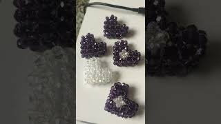 crystal heart keychains #crystals #beads #handmade #keychain #premium #premiumquality