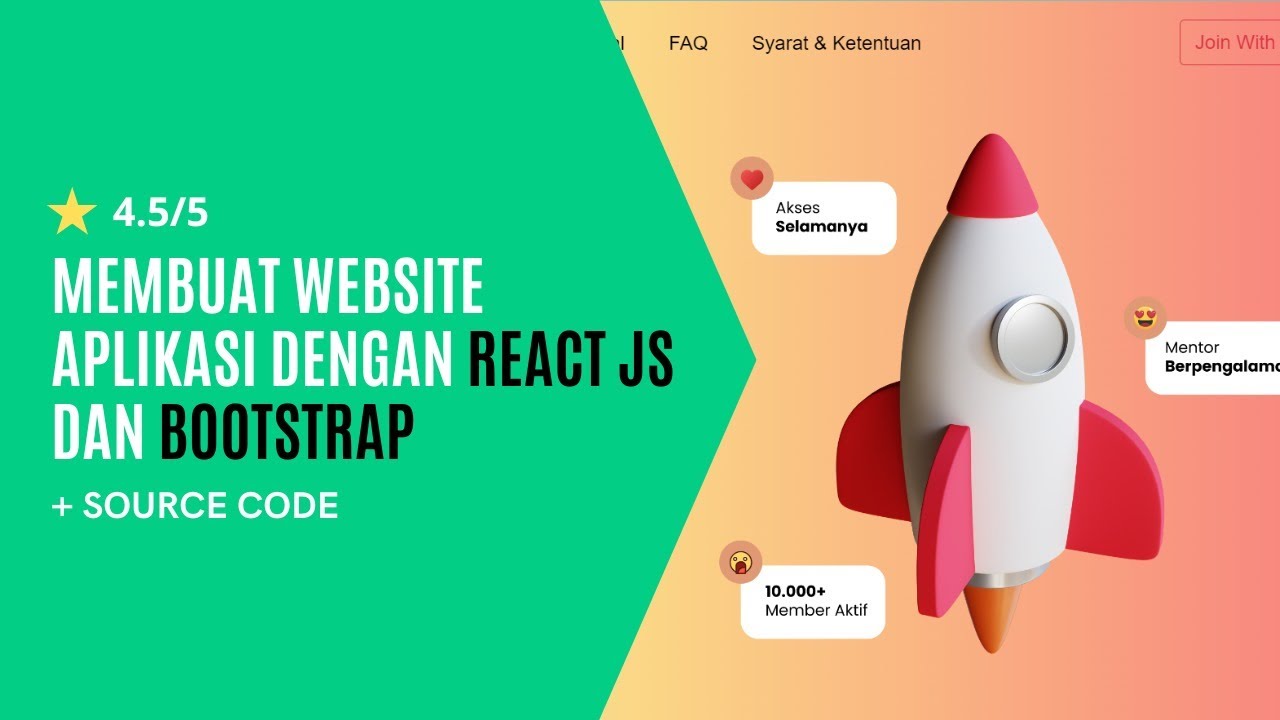 Cara Membuat Website Aplikasi Sederhana dengan React JS dan Bootstrap ...