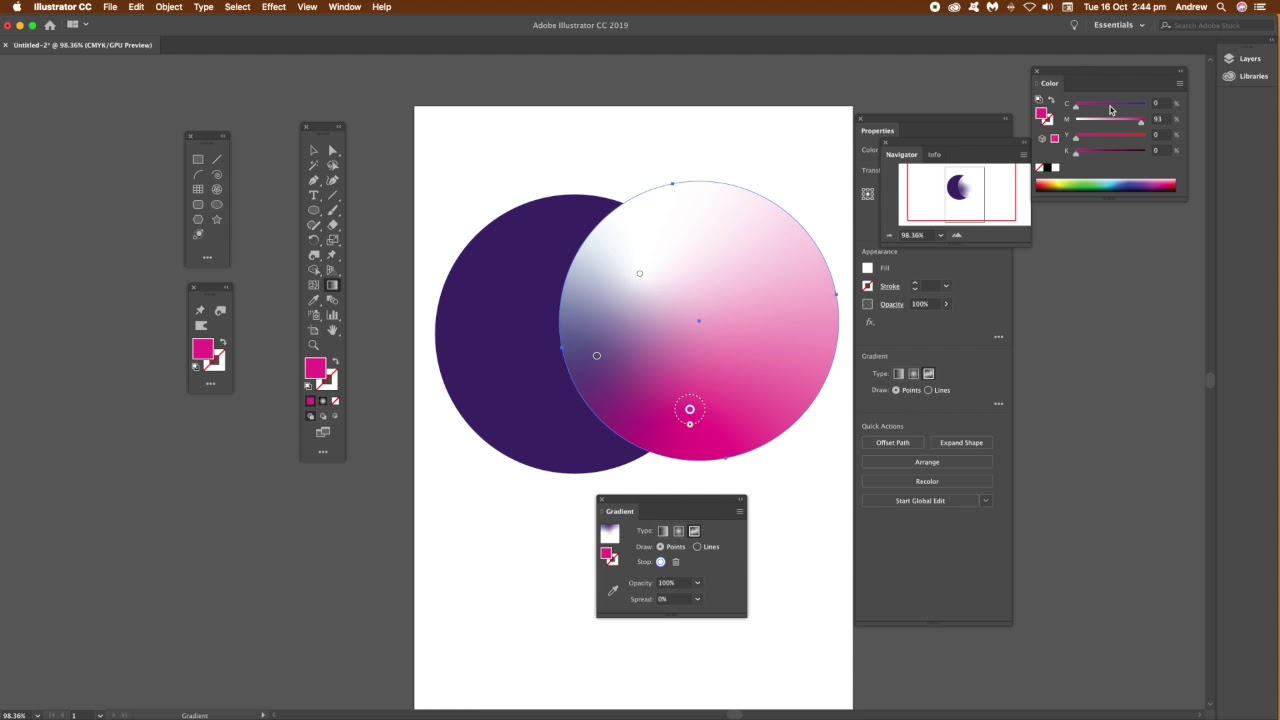 Freeform Gradients And Points In Illustrator How To Create Amazing Color Blends
