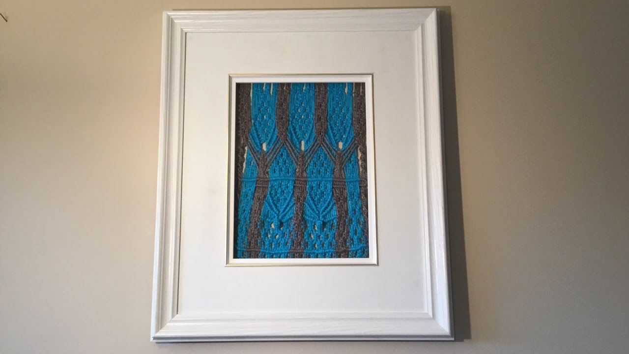 Diy Room Decor Macrame Tutorial How To Frame It You Diy Room Decor Macrame Tutorial How To Frame It